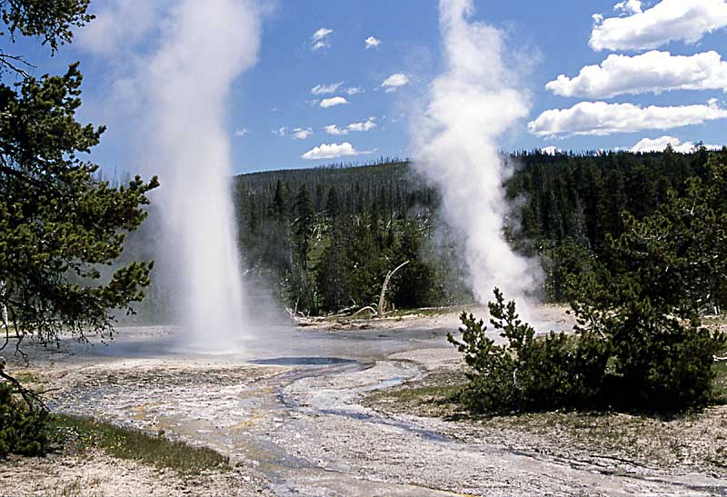 Gejzíry v Yellowstonskom národnom parku