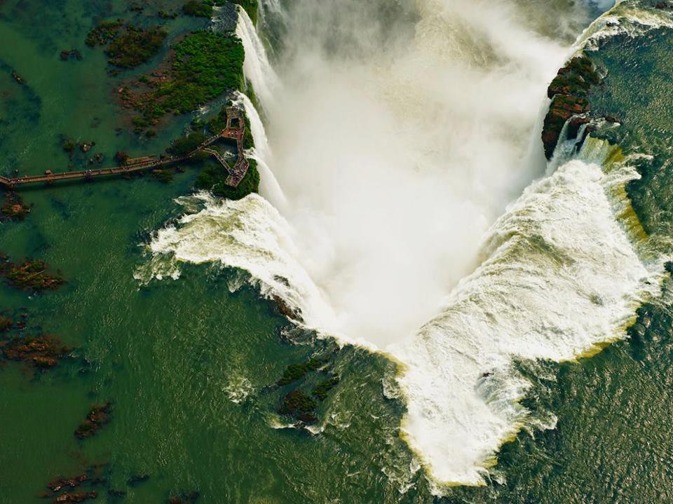 Iguazu falls v Brazilii